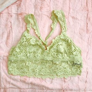 aerie green bralette